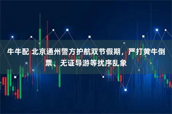 牛牛配 北京通州警方护航双节假期，严打黄牛倒票、无证导游等扰序乱象